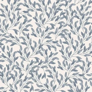 Papel De Parede Bobinex Revoada - 4426 - Galhos de oliveira azul marinho