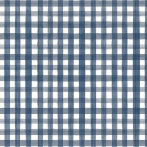 Papel De Parede Bobinex Revoada - 4428 - Xadrez azul marinho