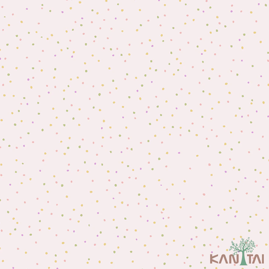 Papel De Parede Kantai Hello Kids - HK222701R - Mini poá colorido