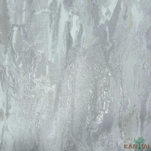 Papel de Parede Kantai - Nano 2 - NN590402R - Marmorizado cinza e dourado